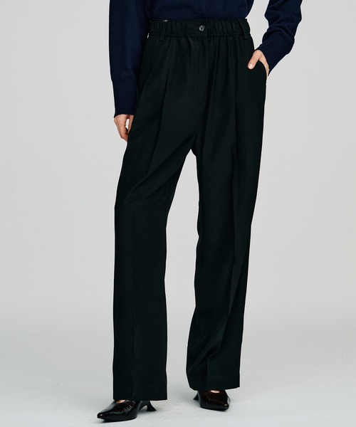PRANK PROJECT(プランクプロジェクト)の「【2026Autumn Pre-Order】シルキーイージースラックス / Silky Easy Slacks(スラックス・レディース・ピンク/ブラック/マルチ・38/36)」の11枚目の写真