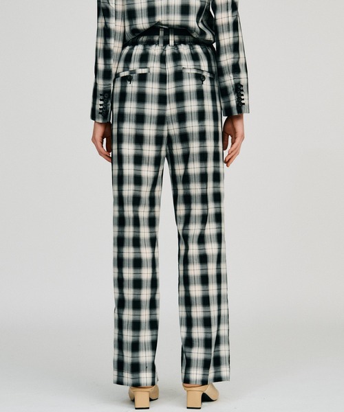 PRANK PROJECT(プランクプロジェクト)の「【2026Autumn Pre-Order】シルキーイージースラックス / Silky Easy Slacks(スラックス・レディース・ピンク/ブラック/マルチ・38/36)」の6枚目の写真