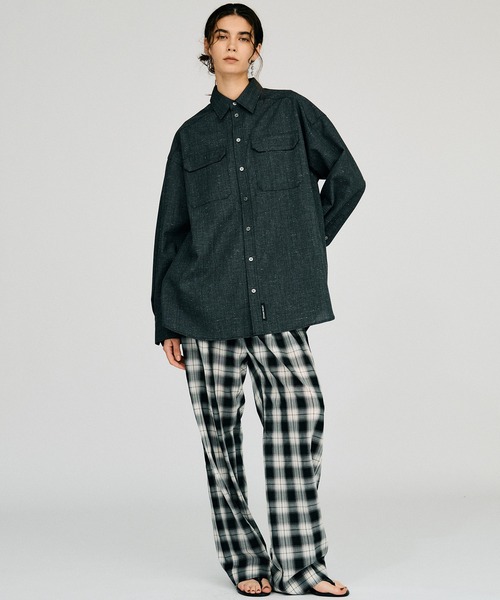 PRANK PROJECT(プランクプロジェクト)の「【2026Autumn Pre-Order】シルキーイージースラックス / Silky Easy Slacks(スラックス・レディース・ピンク/ブラック/マルチ・38/36)」の8枚目の写真