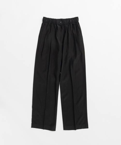 PRANK PROJECT(プランクプロジェクト)の「【2026Autumn Pre-Order】シルキーイージースラックス / Silky Easy Slacks(スラックス・レディース・ピンク/ブラック/マルチ・38/36)」の17枚目の写真