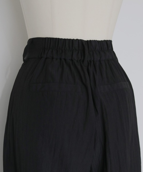 cheriella(シェリエラ)の「【cheriella】リネンライク タックレースパンツ LINEN-LIKE TUCKED LACE PANTS(スラックス・レディース・ブラウン/アイボリー/ブラック・FREE)」の16枚目の写真
