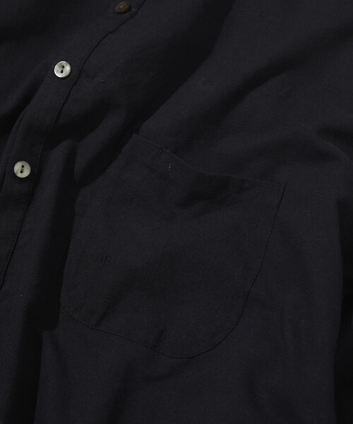 CAHLUMN(カウラム)の「CAHLUMN/カウラム Cotton Linen Pullover Shirt(シャツ/ブラウス・メンズ・ネイビー・#18/MEDIUM/LARGE/X-LARGE/XX-LARGE)」の4枚目の写真