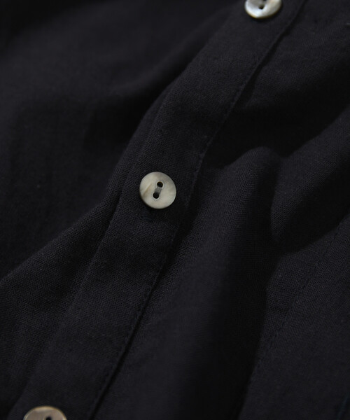 CAHLUMN(カウラム)の「CAHLUMN/カウラム Cotton Linen Pullover Shirt(シャツ/ブラウス・メンズ・ネイビー・#18/MEDIUM/LARGE/X-LARGE/XX-LARGE)」の5枚目の写真