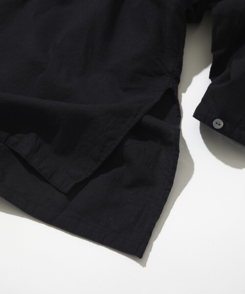 CAHLUMN(カウラム)の「CAHLUMN/カウラム Cotton Linen Pullover Shirt(シャツ/ブラウス・メンズ・ネイビー・#18/MEDIUM/LARGE/X-LARGE/XX-LARGE)」の8枚目の写真