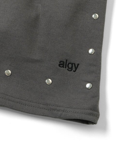 algy（アルジー）の「カットソースタッズ台形スカパン（スカート・キッズ・チャコール/グレー/ブラック・130/160/150/140）」の15枚目の写真