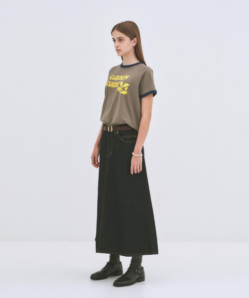 AFTERPRAY（アフタープレイ）の「[レディース] ガーデンリンガーTシャツ カーキ（Tシャツ/カットソー・レディース・その他・X-SMALL/SMALL）」の3枚目の写真