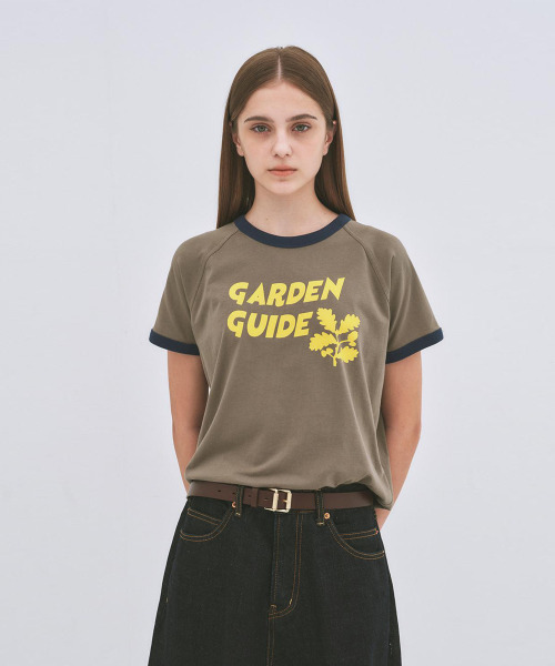 AFTERPRAY（アフタープレイ）の「[レディース] ガーデンリンガーTシャツ カーキ（Tシャツ/カットソー・レディース・その他・X-SMALL/SMALL）」の5枚目の写真