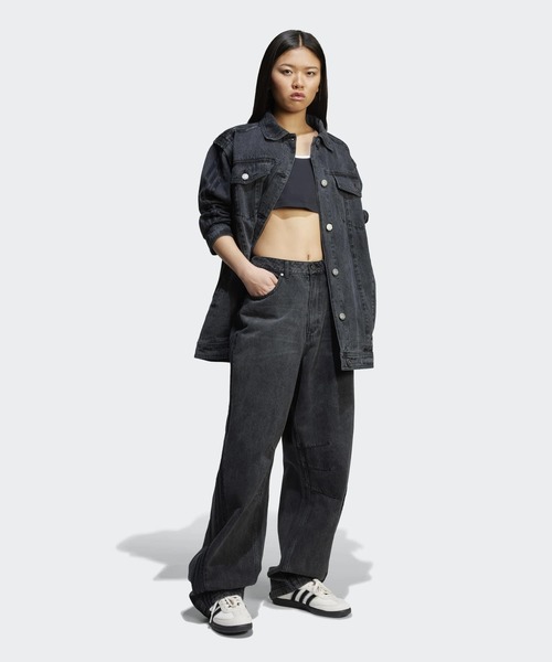 adidas(アディダス)の「Adilenium シーズン 3 バナナフィット ウォッシュドデニムパンツ / アディダスオリジナルス adidas Originals(その他パンツ・レディース・ブラック・24inch/25inch/26inch/27inch/28inch/29inch/30inch/31inch/32inch/33inch/34inch)」の5枚目の写真