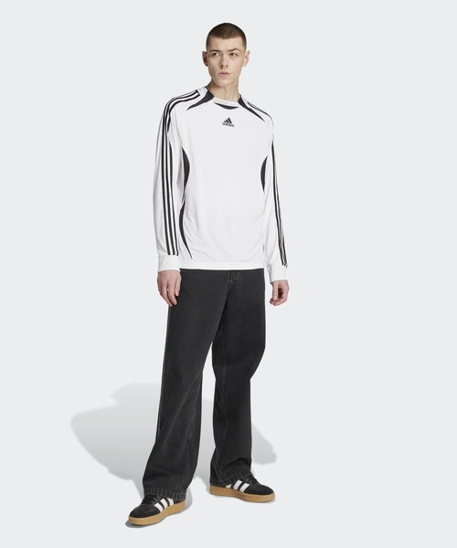 adidas（アディダス）の「チームガイスト アディカラー 長袖Tシャツ / ロンT / アディダスオリジナルス adidas Originals（Tシャツ/カットソー・メンズ・ホワイト・SMALL/MEDIUM/LARGE/X-LARGE/XX-LARGE/X-SMALL/XX-SMALL/3XL）」の5枚目の写真