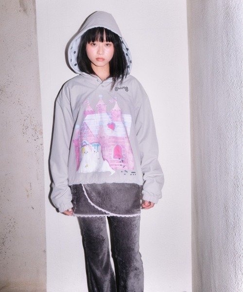 twins(nemne store)(ツインズ)の「Velvet Layered Skirt Pants(その他パンツ・レディース・Black/グレー・フリー)」の16枚目の写真