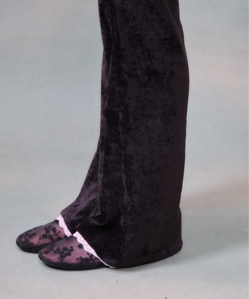 twins(nemne store)(ツインズ)の「Velvet Layered Skirt Pants(その他パンツ・レディース・Black/グレー・フリー)」の13枚目の写真