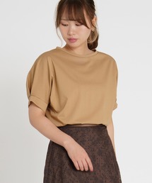 ソルシード天竺_半袖ドルマンTシャツ