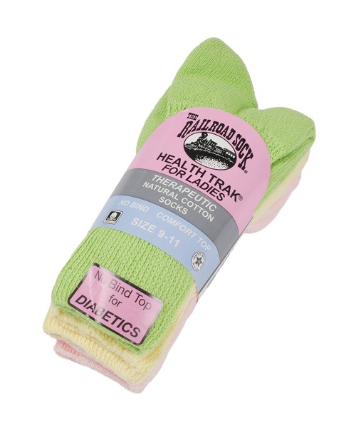 Railroad Sock(レイルロードソック)の「【THE RAILROAD SOCK / レイルロードソック】RS635 HEALTHTRAK WOMEN'S THERAPEUTIC SOCKS(ソックス/靴下・レディース・その他1/その他2/その他3/その他4・FREE)」の2枚目の写真