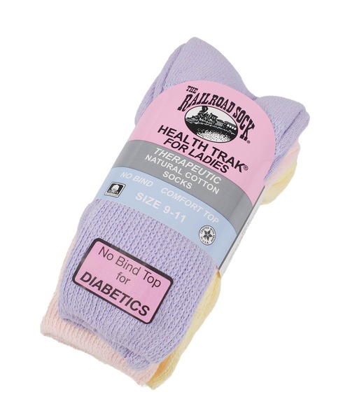 Railroad Sock(レイルロードソック)の「【THE RAILROAD SOCK / レイルロードソック】RS635 HEALTHTRAK WOMEN'S THERAPEUTIC SOCKS(ソックス/靴下・レディース・その他1/その他2/その他3/その他4・FREE)」の3枚目の写真