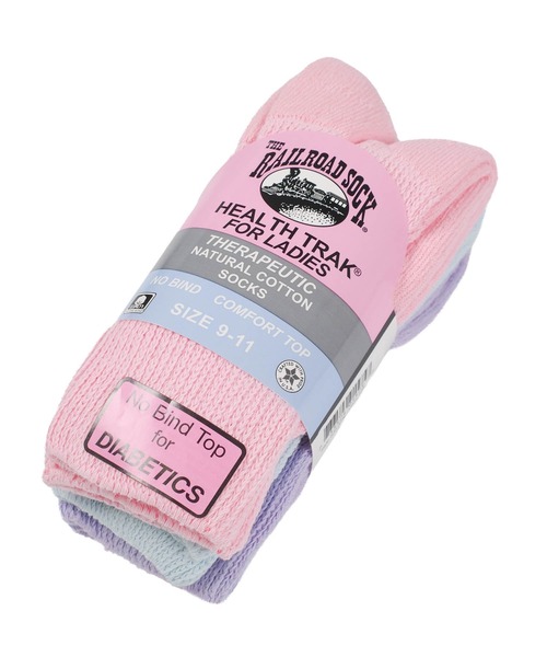 Railroad Sock(レイルロードソック)の「【THE RAILROAD SOCK / レイルロードソック】RS635 HEALTHTRAK WOMEN'S THERAPEUTIC SOCKS(ソックス/靴下・レディース・その他1/その他2/その他3/その他4・FREE)」の4枚目の写真