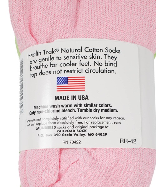 Railroad Sock(レイルロードソック)の「【THE RAILROAD SOCK / レイルロードソック】RS635 HEALTHTRAK WOMEN'S THERAPEUTIC SOCKS(ソックス/靴下・レディース・その他1/その他2/その他3/その他4・FREE)」の15枚目の写真
