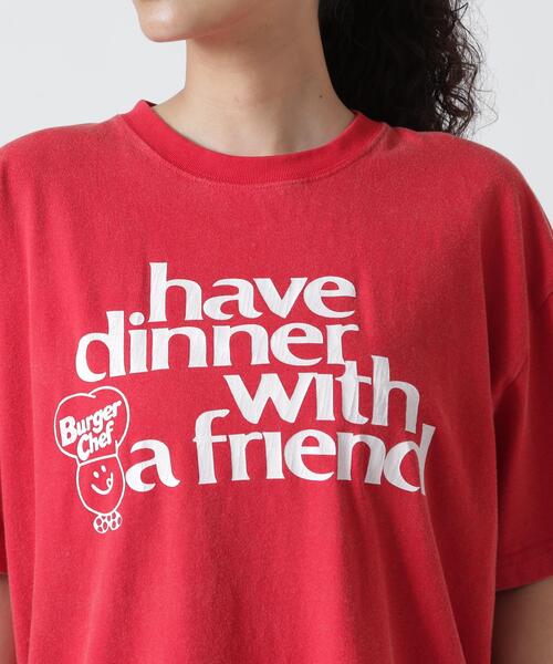 GOOD ROCK SPEED（グッドロックスピード）の「GOOD ROCK SPEED (グッドロックスピード) BURGER Chef Tシャツ（Tシャツ/カットソー・レディース・レッド・L）」の5枚目の写真