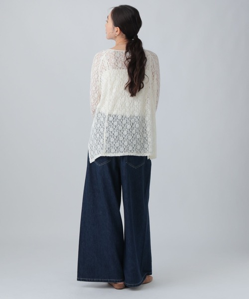 LEPSIM(レプシィム)の「フロントホックレース長袖プルオーバー 840096(Tシャツ/カットソー・レディース・ブラック/アイボリー/ブラウン・FREE)」の17枚目の写真