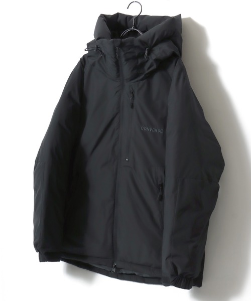 CONVERSE(コンバース)の「CONVERSE/コンバース Mountain Jacket Parka/防風 撥水 オーバーサイズ 中綿 ファイバーダウンジャケットパーカー/マウンテンパーカー/レディース メンズ(ダウンジャケット/コート・メンズ・ベージュ/ブラック・M/L/LL)」の5枚目の写真