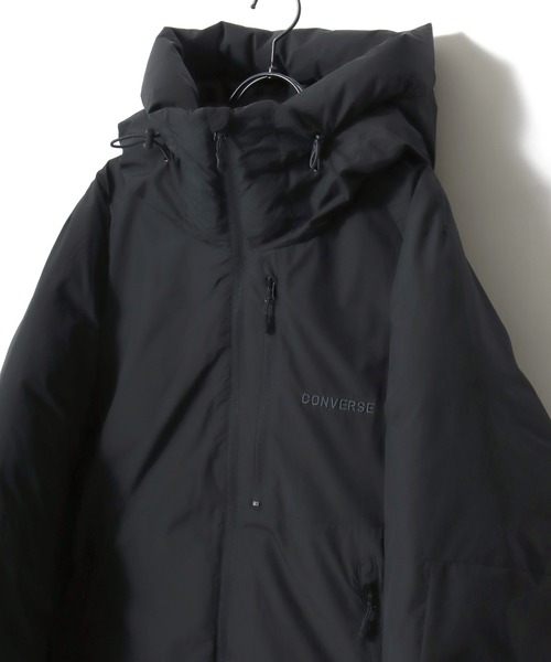 CONVERSE(コンバース)の「CONVERSE/コンバース Mountain Jacket Parka/防風 撥水 オーバーサイズ 中綿 ファイバーダウンジャケットパーカー/マウンテンパーカー/レディース メンズ(ダウンジャケット/コート・メンズ・ベージュ/ブラック・M/L/LL)」の3枚目の写真