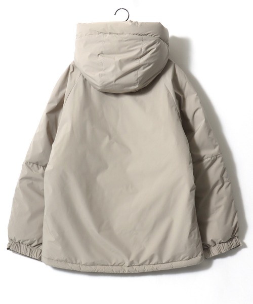 CONVERSE(コンバース)の「CONVERSE/コンバース Mountain Jacket Parka/防風 撥水 オーバーサイズ 中綿 ファイバーダウンジャケットパーカー/マウンテンパーカー/レディース メンズ(ダウンジャケット/コート・メンズ・ベージュ/ブラック・M/L/LL)」の10枚目の写真