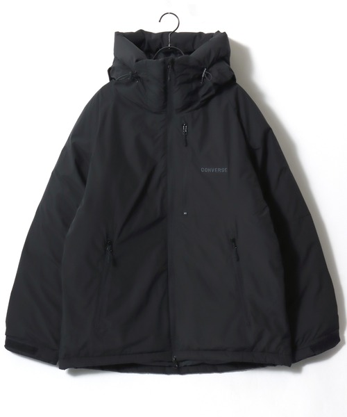 CONVERSE(コンバース)の「CONVERSE/コンバース Mountain Jacket Parka/防風 撥水 オーバーサイズ 中綿 ファイバーダウンジャケットパーカー/マウンテンパーカー/レディース メンズ(ダウンジャケット/コート・メンズ・ベージュ/ブラック・M/L/LL)」の7枚目の写真