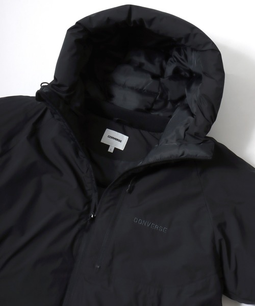 CONVERSE(コンバース)の「CONVERSE/コンバース Mountain Jacket Parka/防風 撥水 オーバーサイズ 中綿 ファイバーダウンジャケットパーカー/マウンテンパーカー/レディース メンズ(ダウンジャケット/コート・メンズ・ベージュ/ブラック・M/L/LL)」の12枚目の写真