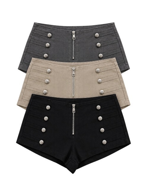 THEAIRTOWN(ジエアタウン)の「botton zipper mircro pt(その他パンツ・レディース・ブラック・MEDIUM/SMALL)」の8枚目の写真