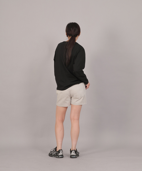 SAINTCREW（セントクルー）の「ポケットレスコットンショートパンツ CWS-390 オートミール（その他パンツ・レディース・その他・フリー）」の6枚目の写真