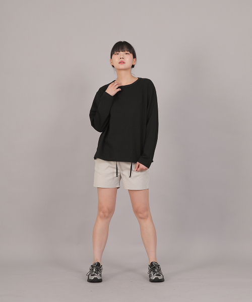 SAINTCREW（セントクルー）の「ポケットレスコットンショートパンツ CWS-390 オートミール（その他パンツ・レディース・その他・フリー）」の8枚目の写真