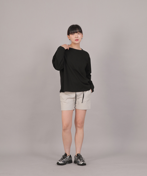 SAINTCREW（セントクルー）の「ポケットレスコットンショートパンツ CWS-390 オートミール（その他パンツ・レディース・その他・フリー）」の9枚目の写真