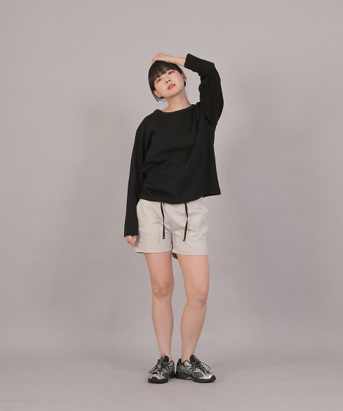 SAINTCREW（セントクルー）の「ポケットレスコットンショートパンツ CWS-390 オートミール（その他パンツ・レディース・その他・フリー）」の10枚目の写真