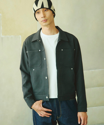 ポリ ツイル トリム フィット ジャケット