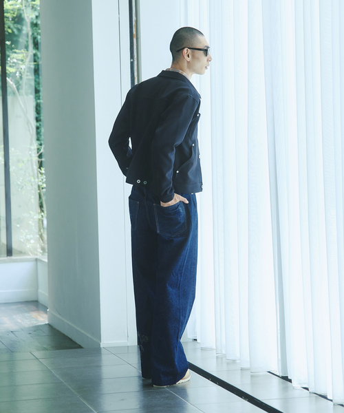 JOURNAL STANDARD(ジャーナルスタンダード)の「ポリ ツイル トリム フィット ジャケット(その他アウター・メンズ・チャコールグレー/ブラック/ブラウン・MEDIUM/LARGE)」の7枚目の写真