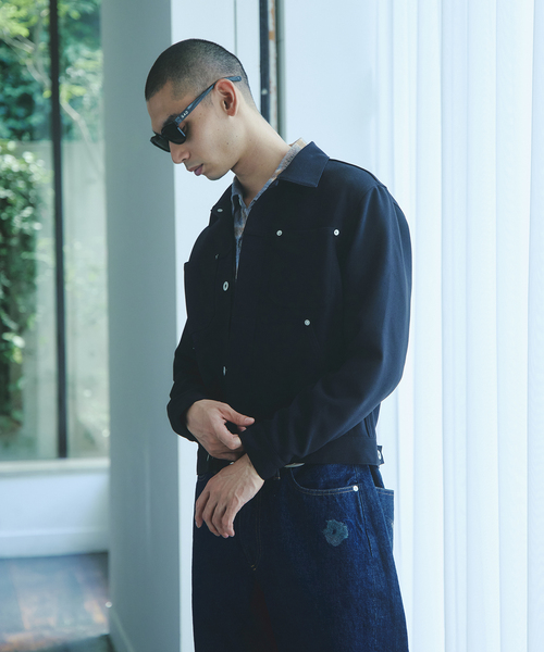 JOURNAL STANDARD(ジャーナルスタンダード)の「ポリ ツイル トリム フィット ジャケット(その他アウター・メンズ・チャコールグレー/ブラック/ブラウン・MEDIUM/LARGE)」の10枚目の写真