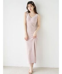 SNIDEL HOME | 【イフミック®】カップインニットワンピース(ルームウェア/パジャマ)