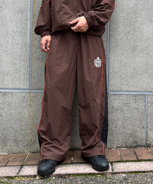 CIAOPANIC(チャオパニック)の「フーリガンナイロンパンツ(その他パンツ・メンズ・ネイビー/ブラウン・LARGE/MEDIUM)」の3枚目の写真