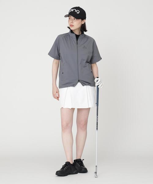 PING(ピン)の「【PING APPAREL】ストレッチハイゲージ天竺2WAYスタンドフルジップブルゾン (LADIES)(ブルゾン・レディース・グレー/ネイビー・LL/L/M)」の7枚目の写真