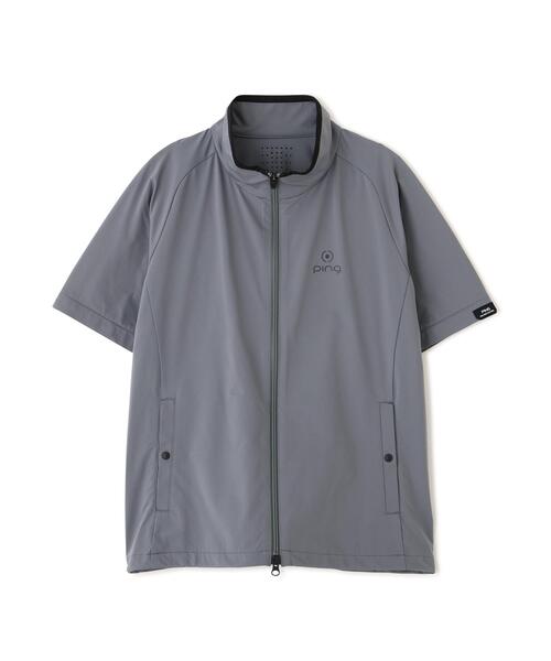 PING(ピン)の「【PING APPAREL】ストレッチハイゲージ天竺2WAYスタンドフルジップブルゾン (LADIES)(ブルゾン・レディース・グレー/ネイビー・LL/L/M)」の10枚目の写真