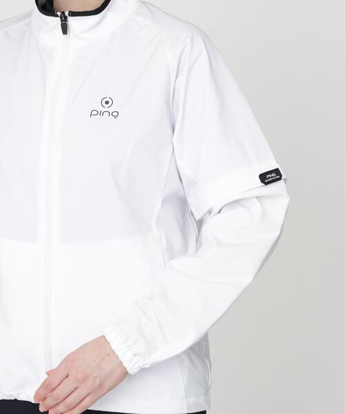 PING(ピン)の「【PING APPAREL】ストレッチハイゲージ天竺2WAYスタンドフルジップブルゾン (LADIES)(ブルゾン・レディース・グレー/ネイビー・LL/L/M)」の20枚目の写真