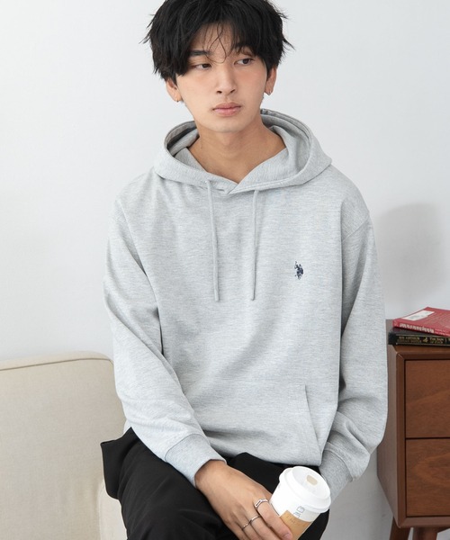 U.S. POLO ASSN.(ユーエスポロアッスン)の「WEGO/【26年秋冬新作】U.S.POLO ASSN.プルパーカー(パーカー・メンズ・ブラウン/杢グレー/ネイビー/ワイン/スミクロ/ブラック・X-LARGE/LARGE/MEDIUM)」の13枚目の写真
