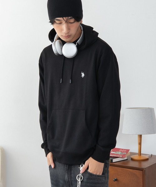 U.S. POLO ASSN.(ユーエスポロアッスン)の「WEGO/【26年秋冬新作】U.S.POLO ASSN.プルパーカー(パーカー・メンズ・ブラウン/杢グレー/ネイビー/ワイン/スミクロ/ブラック・X-LARGE/LARGE/MEDIUM)」の16枚目の写真