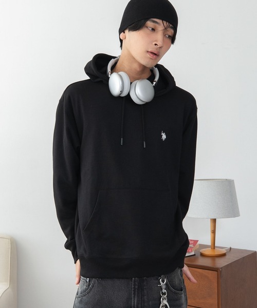 U.S. POLO ASSN.(ユーエスポロアッスン)の「WEGO/【26年秋冬新作】U.S.POLO ASSN.プルパーカー(パーカー・メンズ・ブラウン/杢グレー/ネイビー/ワイン/スミクロ/ブラック・X-LARGE/LARGE/MEDIUM)」の18枚目の写真