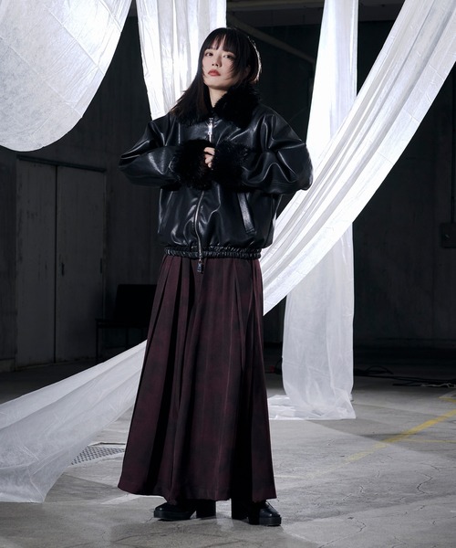 Ellno Loset(エルノロゼット)の「2wayファーブルゾン(ブルゾン・メンズ・ブラック/ブラック系その他/キャメル・LARGE/MEDIUM/SMALL)」の17枚目の写真