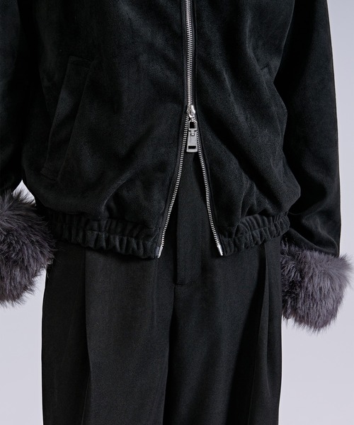 Ellno Loset(エルノロゼット)の「2wayファーブルゾン(ブルゾン・メンズ・ブラック/ブラック系その他/キャメル・LARGE/MEDIUM/SMALL)」の6枚目の写真