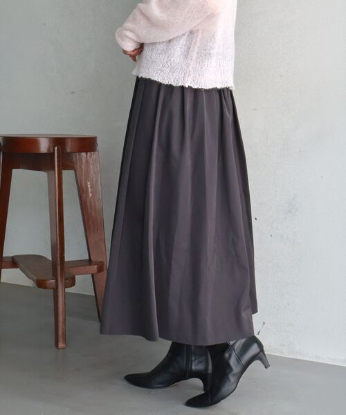le.coeur blanc(ルクールブラン)の「リバーシブルタフタタックスカート(スカート・レディース・ブラック系その他/グレー系その他3・38)」の16枚目の写真