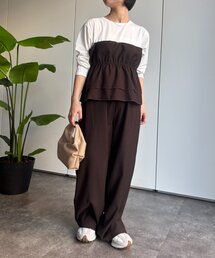 Jena espace merveilleux | フリルビスチェセットアップ(ワンピース)