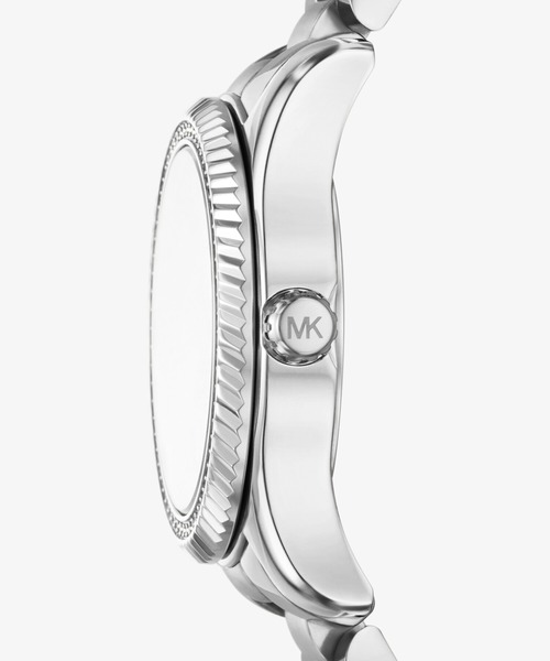 MICHAEL KORS(マイケルコース)の「MINI LEXINGTON シルバートーン ウォッチ(アナログ腕時計・レディース・シルバー・FREE)」の3枚目の写真