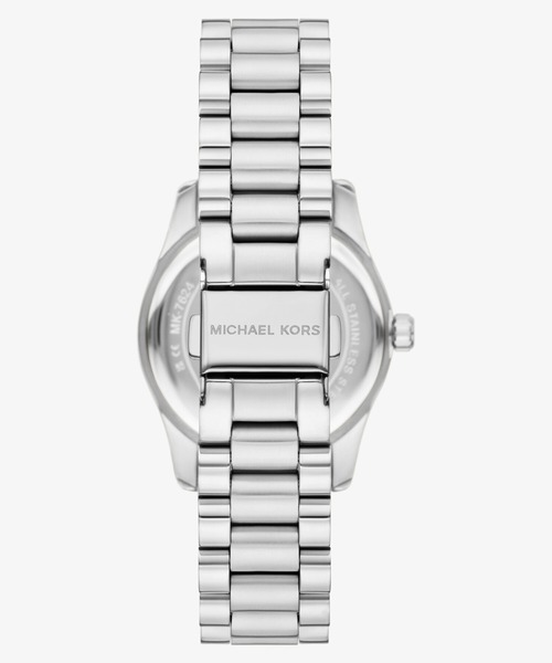 MICHAEL KORS(マイケルコース)の「MINI LEXINGTON シルバートーン ウォッチ(アナログ腕時計・レディース・シルバー・FREE)」の4枚目の写真