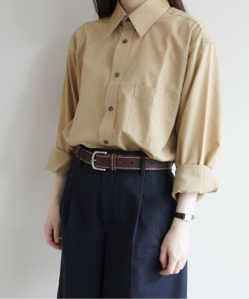 TIDEWAY(タイドウェイ)の「VONO OIL BELT35MM/ベルト(ベルト・メンズ・イエロー/ブラック/チョコ/ブルー/ブラウン/グリーン/キャメル/レッド・FREE)」の3枚目の写真